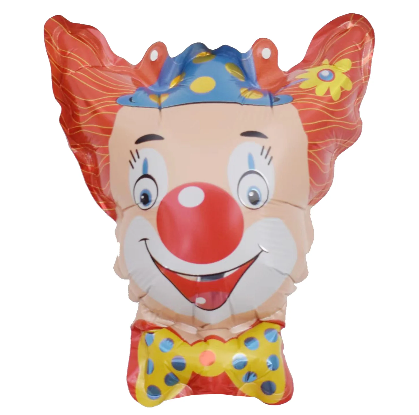 10" Airfill Only (Sticks Sold Separately) Clown With Hat Foil Balloon