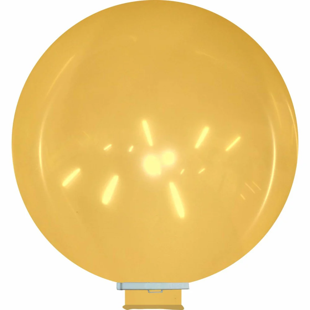 8 Foot (100") 6.5" Neck Opening Cattex Brand Crystal Orange Latex Balloons
