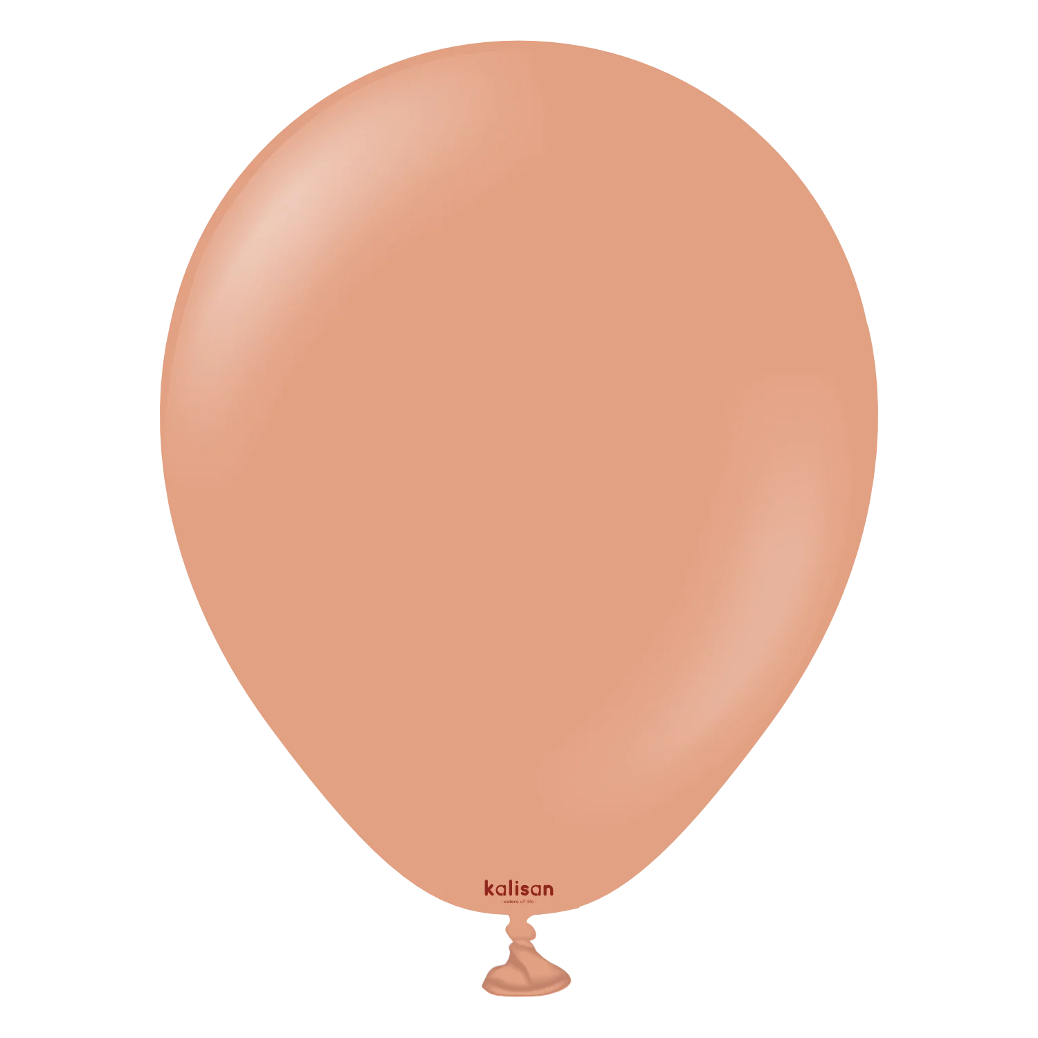 5" Kalisan Latex Balloons Standard Clay Pink (50 Per Bag)