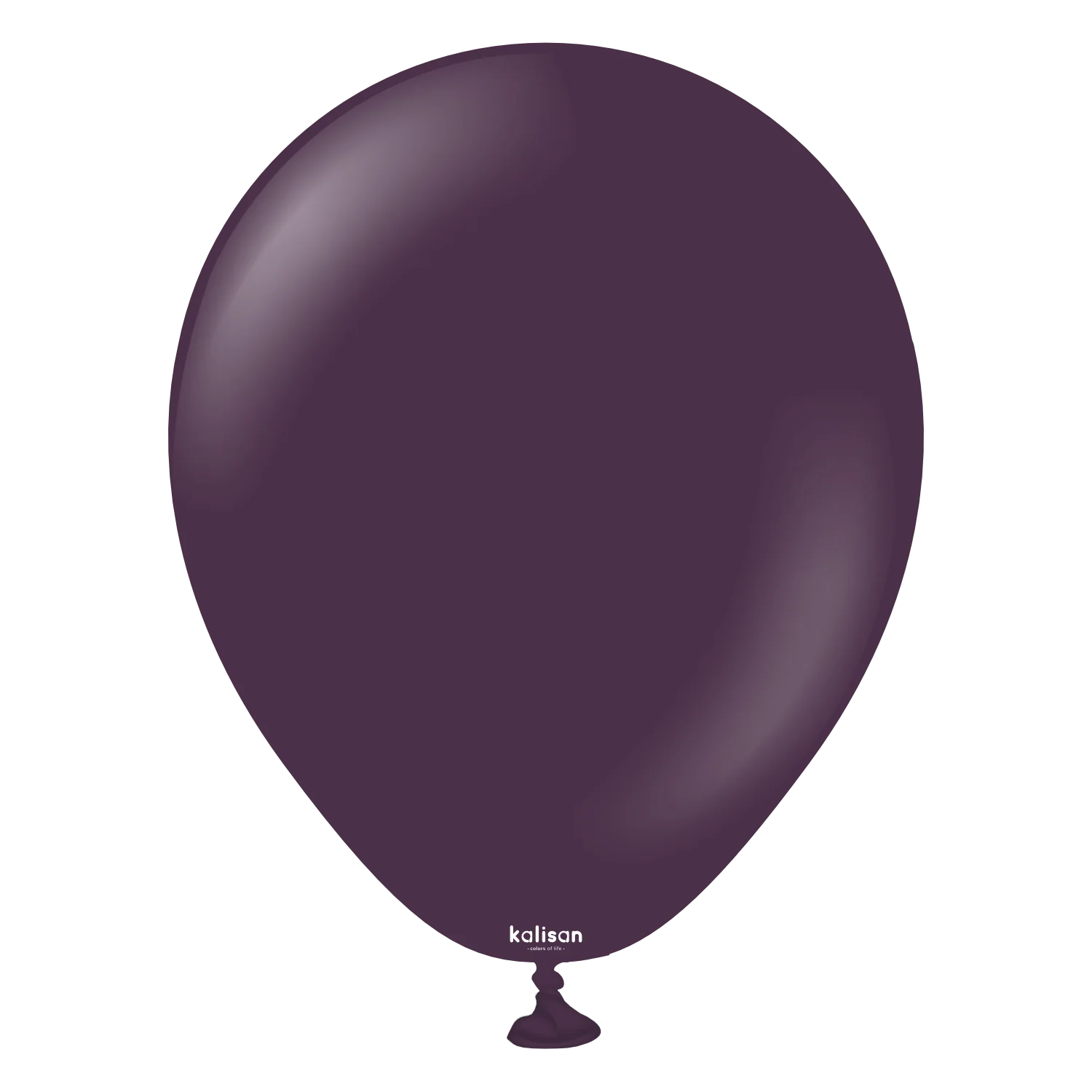 5" Kalisan Latex Balloons Standard Plum (50 Per Bag)