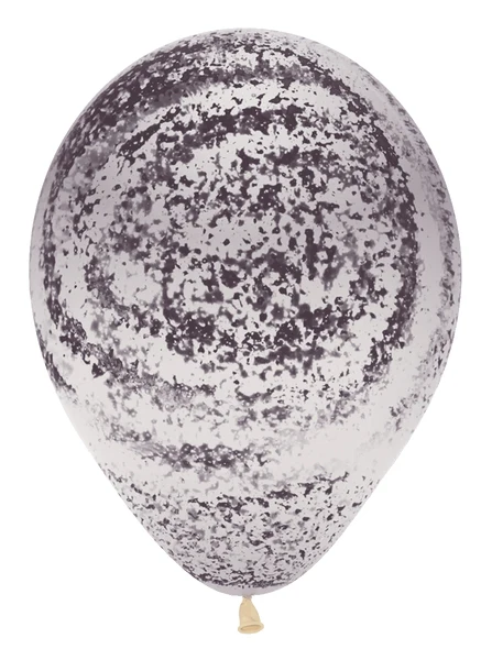 11" Sempertex/Betallatex Graffiti Grey Marble Latex Balloons