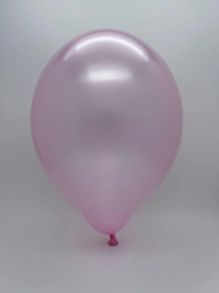 12" Cattex Premium Metal Soft Pink 50 Latex Balloons - Image 2