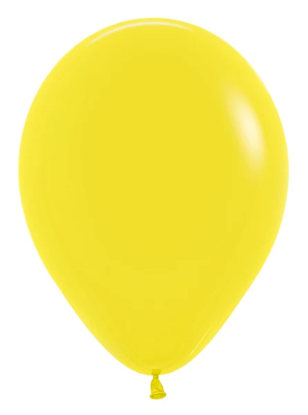 11" Latex Balloons (100 Per Bag) Fashion Yellow Sempertex/Betallatex