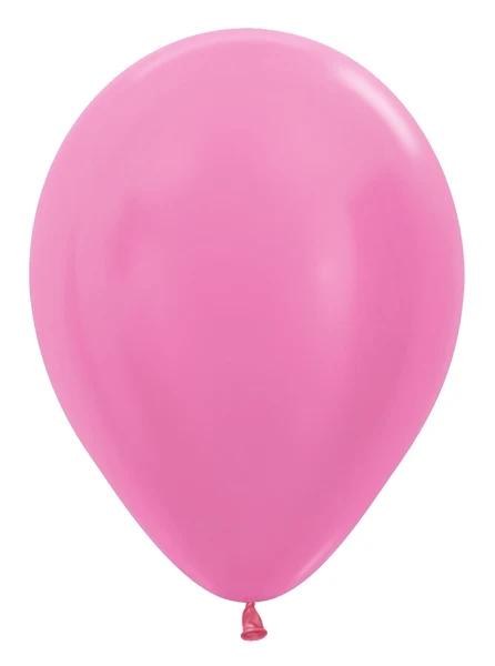 11" Latex Balloons (100 Per Bag) Metallic/Pearl Fuchsia Sempertex/Betallatex