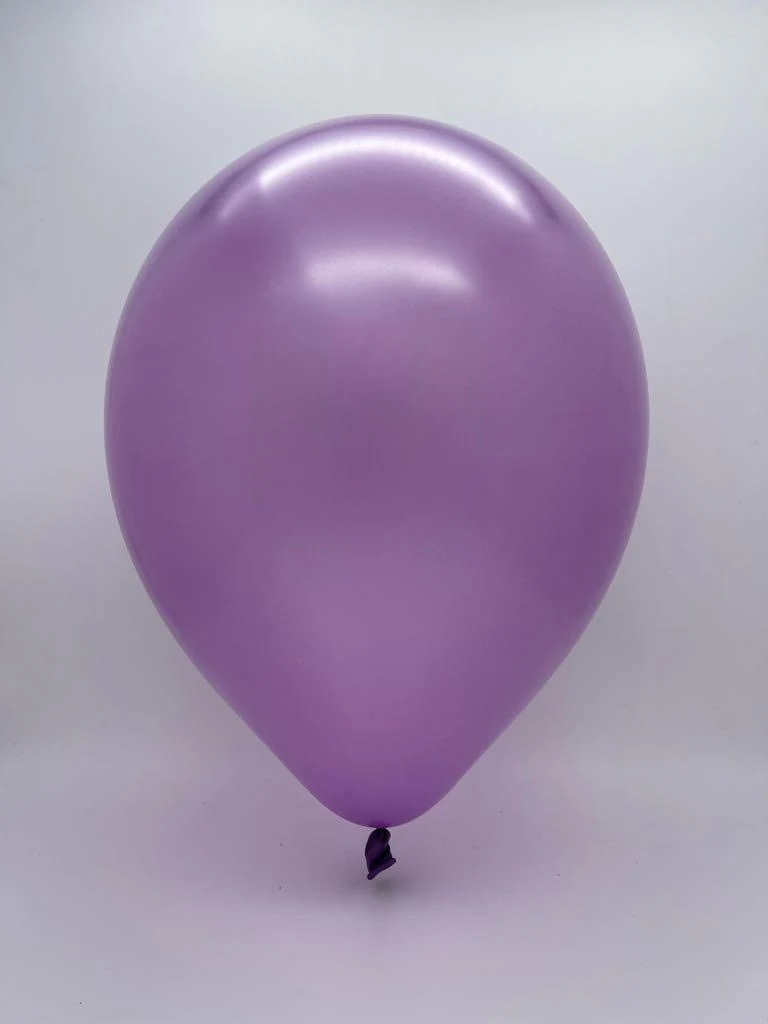 11" Metallic Light Lavender Decomex Linking Latex Balloons (100 Per Bag) - Image 2
