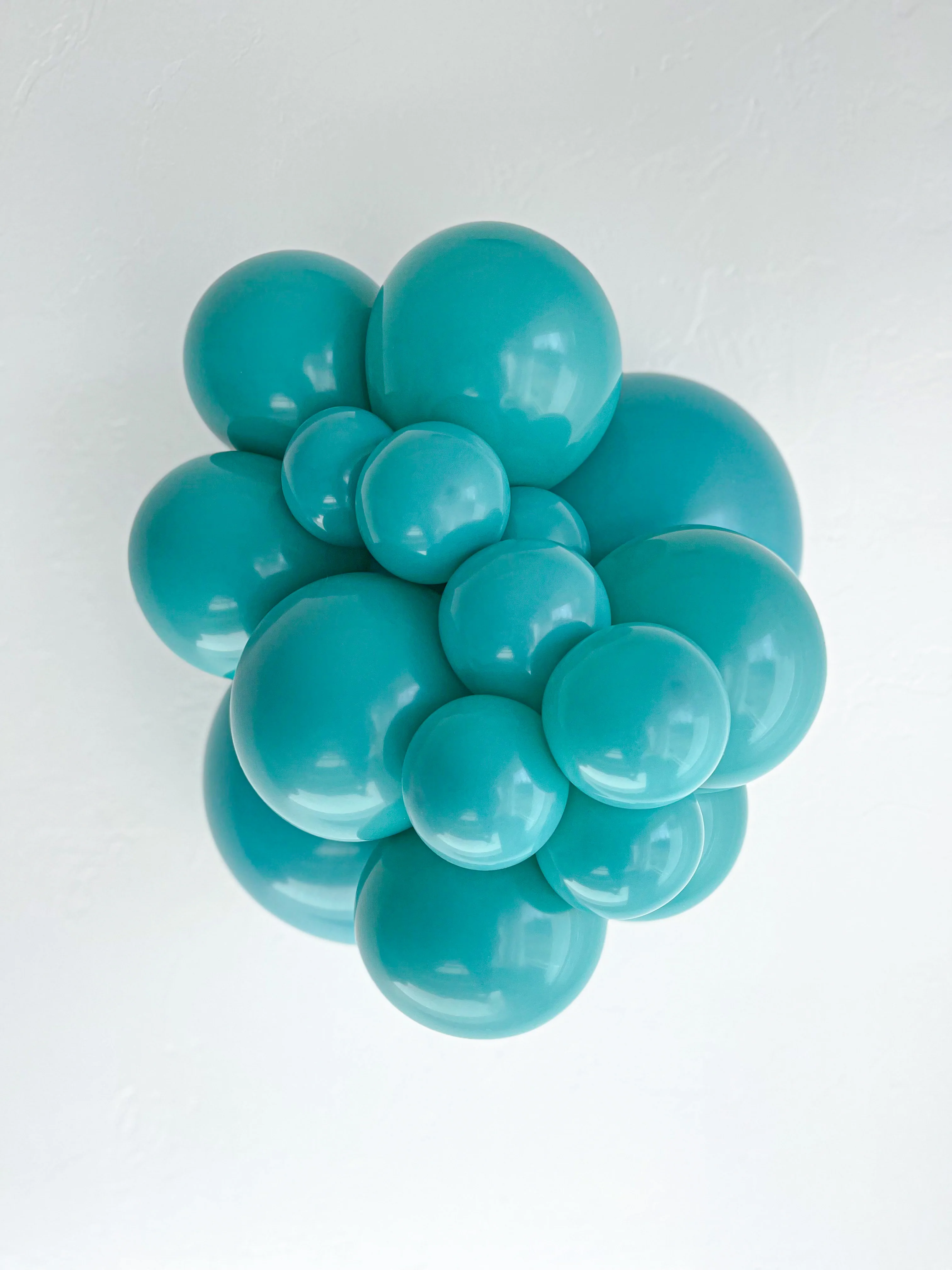 11" Teal Tuftex Latex Balloons Designer Balloons (100 Per Bag) - Image 3
