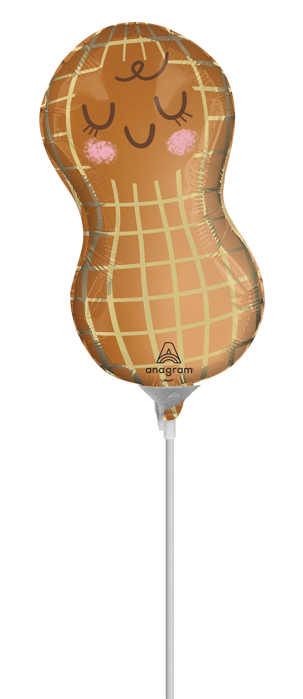 11" Airfill Only (Sticks Sold Separately) Mini Shape Little Peanut Foil Balloon