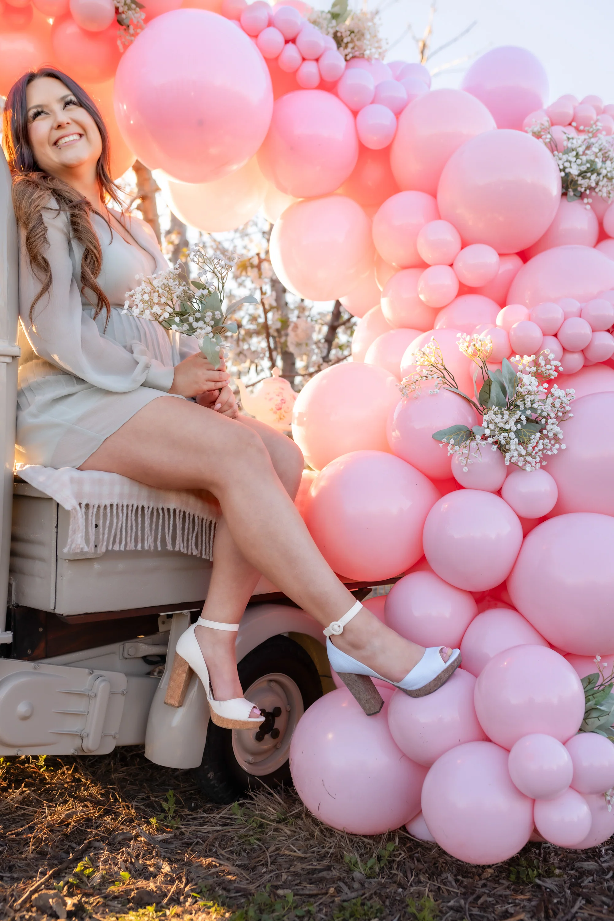 11" Romey Pearl Pink Tuftex Latex Balloons Designer Balloons (100 Per Bag) - Image 4
