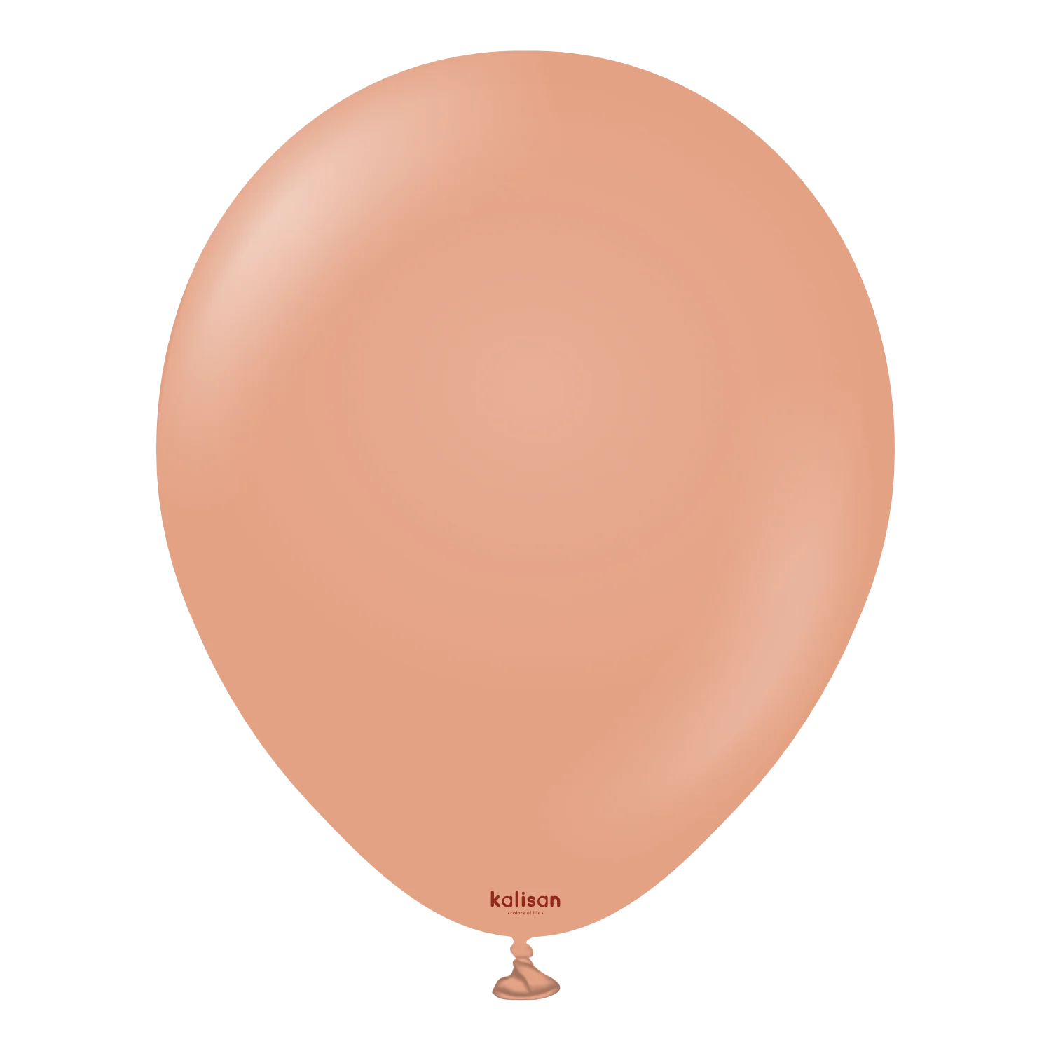 12" Kalisan Latex Balloons Standard Clay Pink (50 Per Bag)