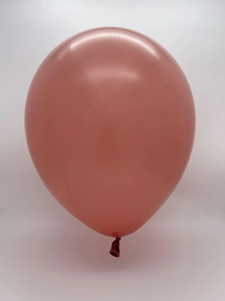 12" Kalisan Latex Balloons Standard Clay Pink (50 Per Bag) - Image 2