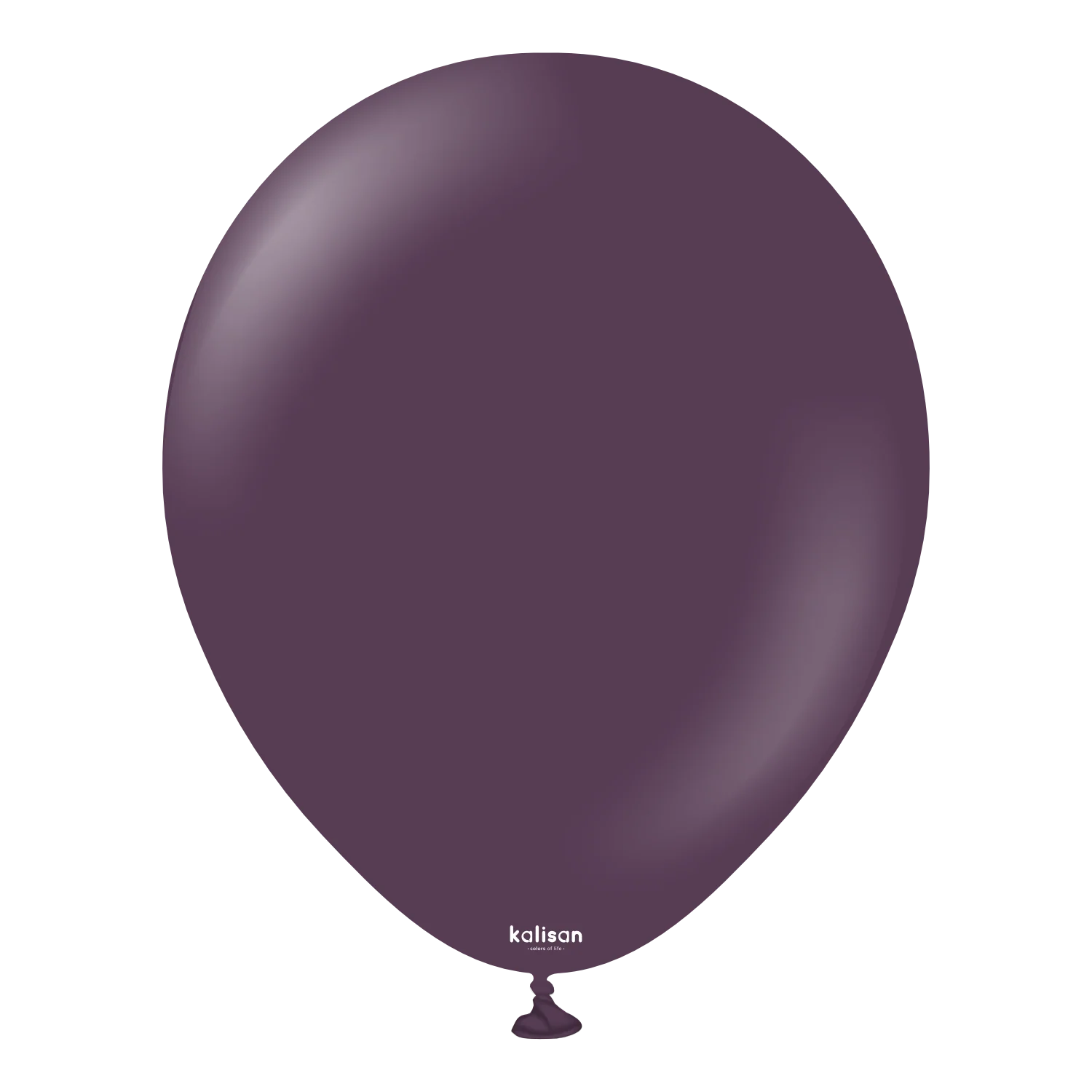 18" Kalisan Latex Balloons Standard Plum (25 Per Bag)