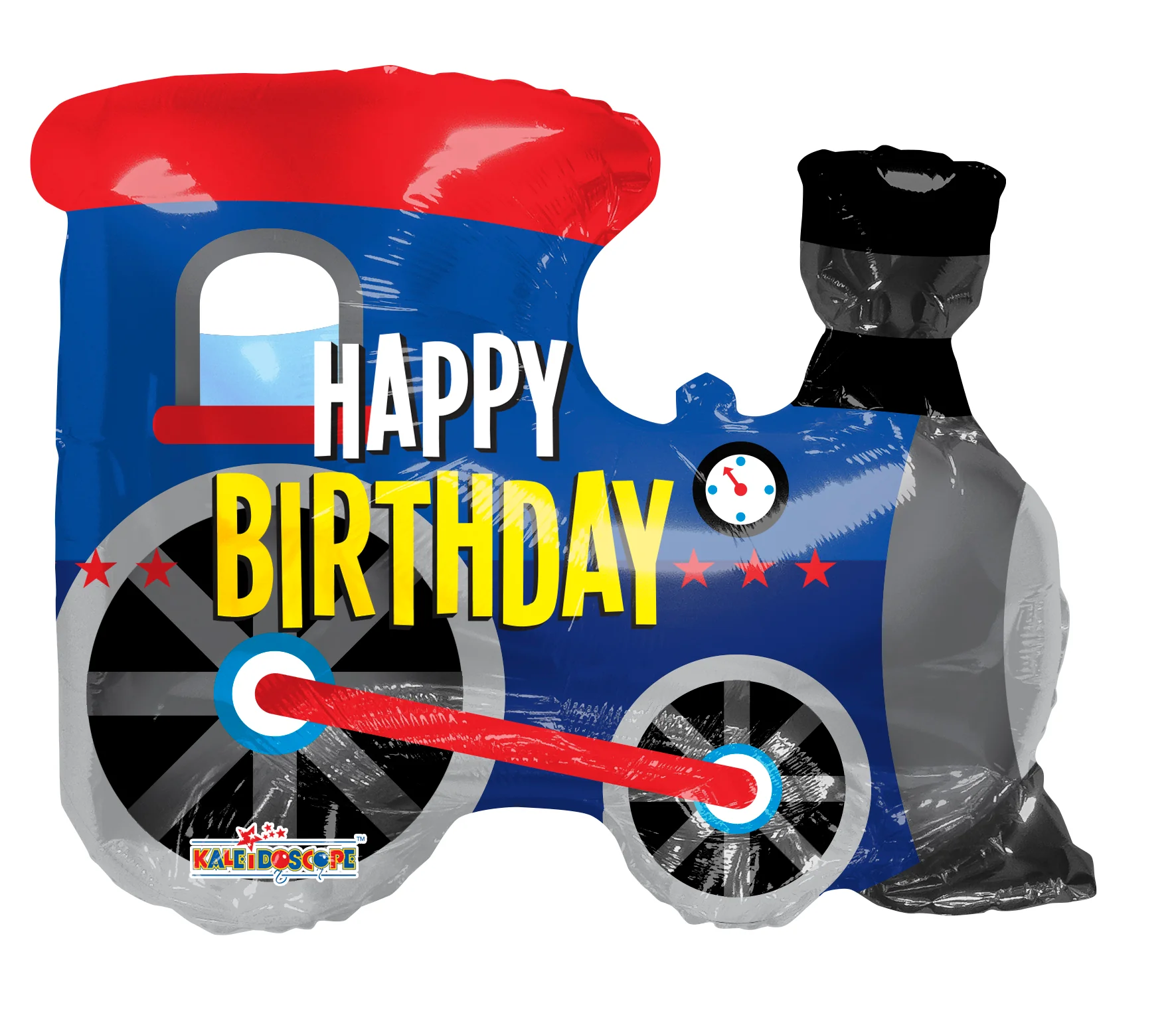 12" Airfill Only (Sticks Sold Separately) Birthday Choo Choo Shape Foil Balloon