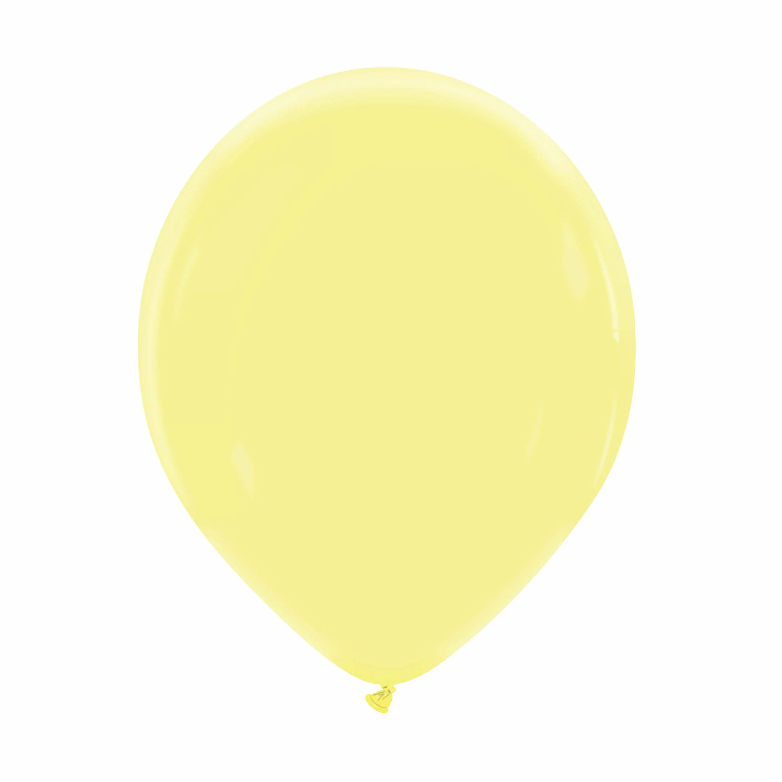 12" Cattex Premium Lemon Cream Latex Balloons (50 Per Bag)