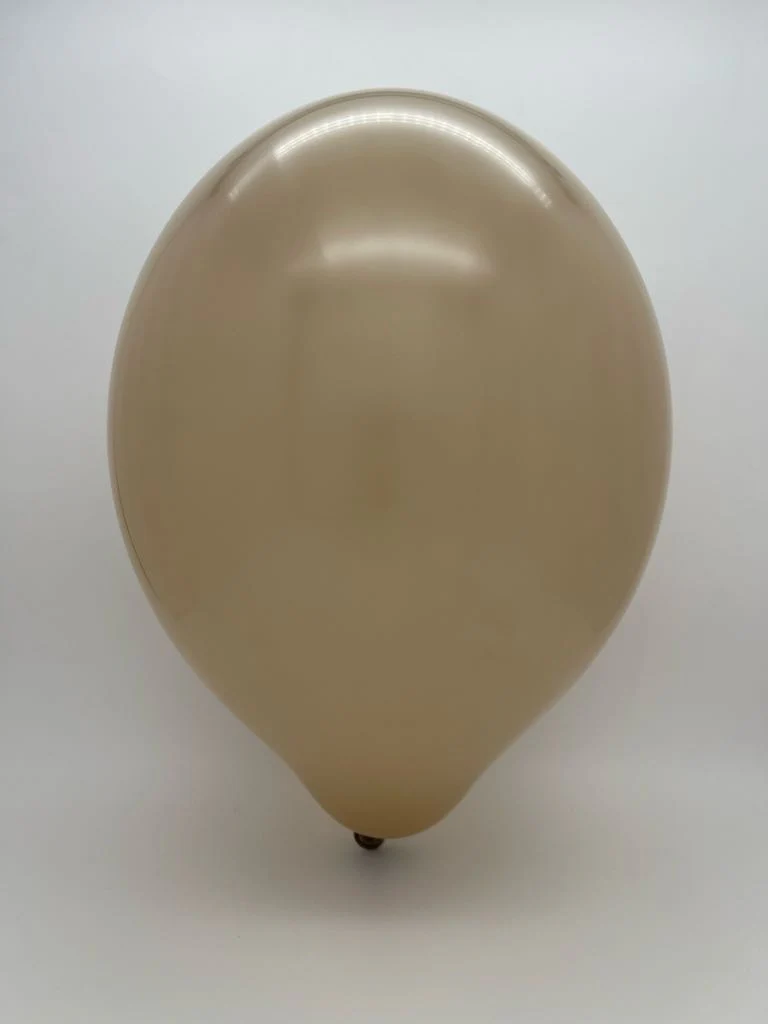 12" Cattex Premium Mocha Latex Balloons (50 Per Bag) - Image 2