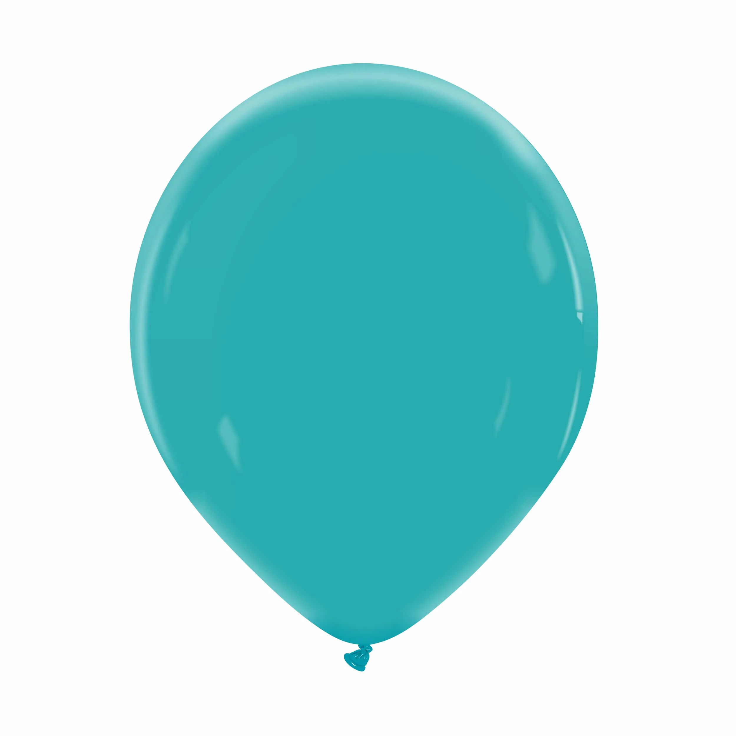 12" Cattex Premium Peacock Blue Latex Balloons (50 Per Bag)