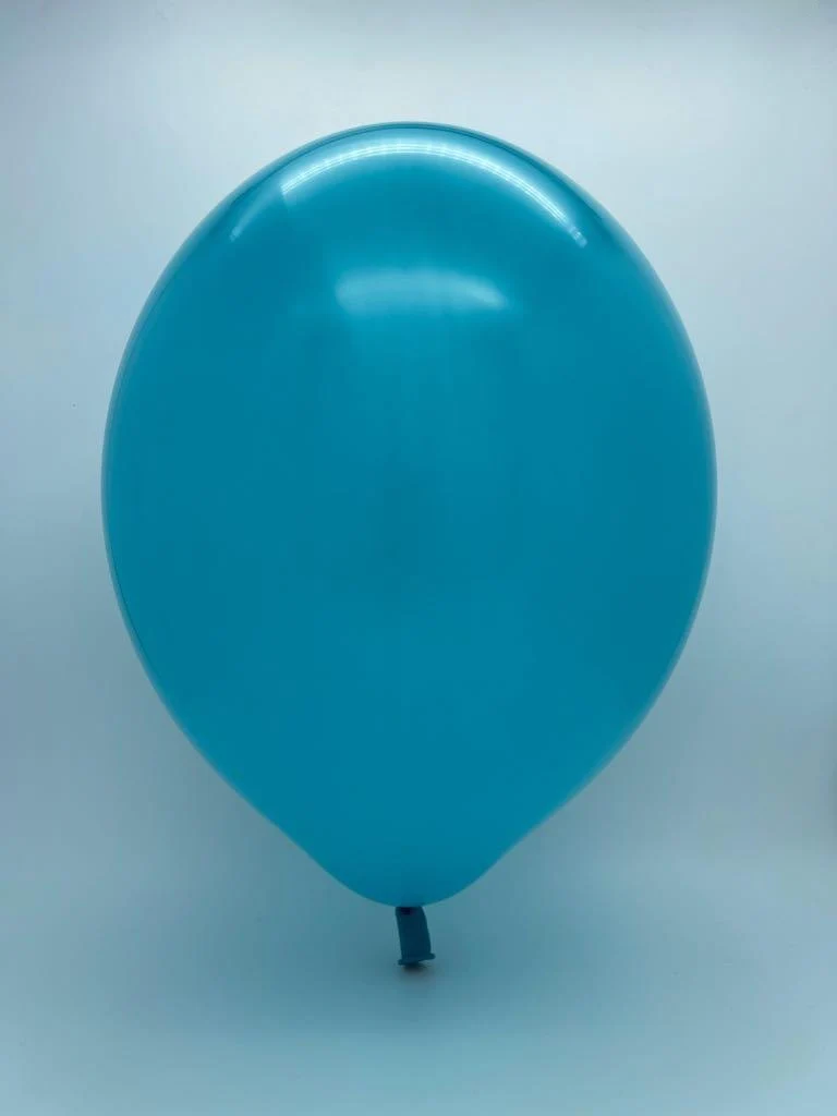 12" Cattex Premium Peacock Blue Latex Balloons (50 Per Bag) - Image 2