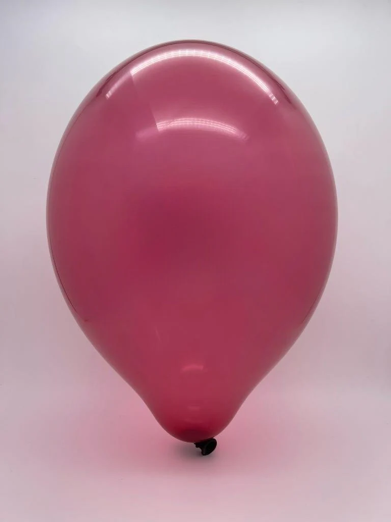 12" Cattex Premium Wine Latex Balloons (50 Per Bag) - Image 2