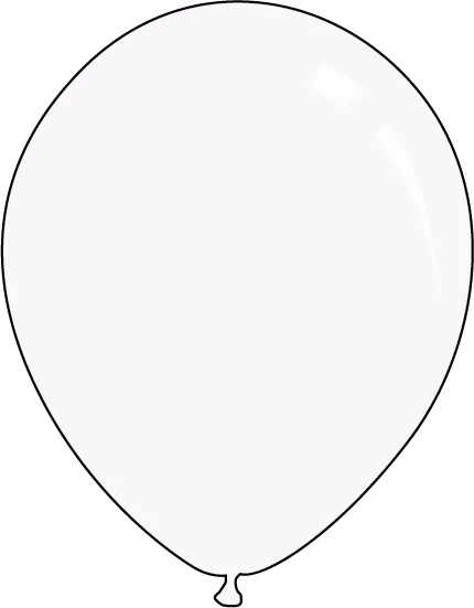 12" Transparent Decomex Latex Balloons (100 Per Bag)