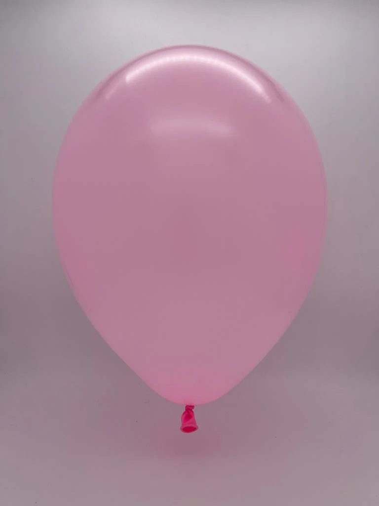 12" CTI PartyLoon Brand Latex Balloons (100 Per Bag) Standard Pink - Image 2