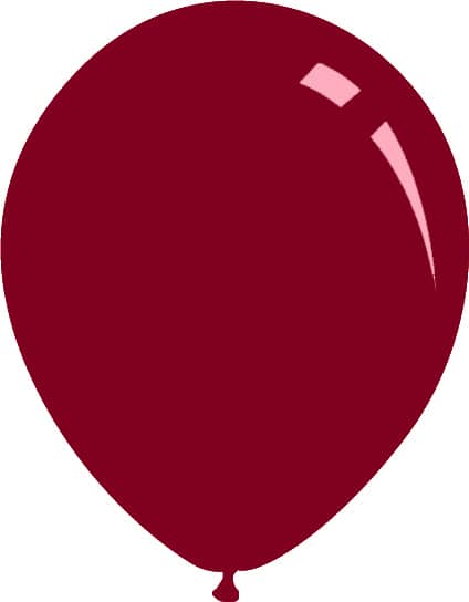 12" Deco Burgundy Decomex Latex Balloons (100 Per Bag)