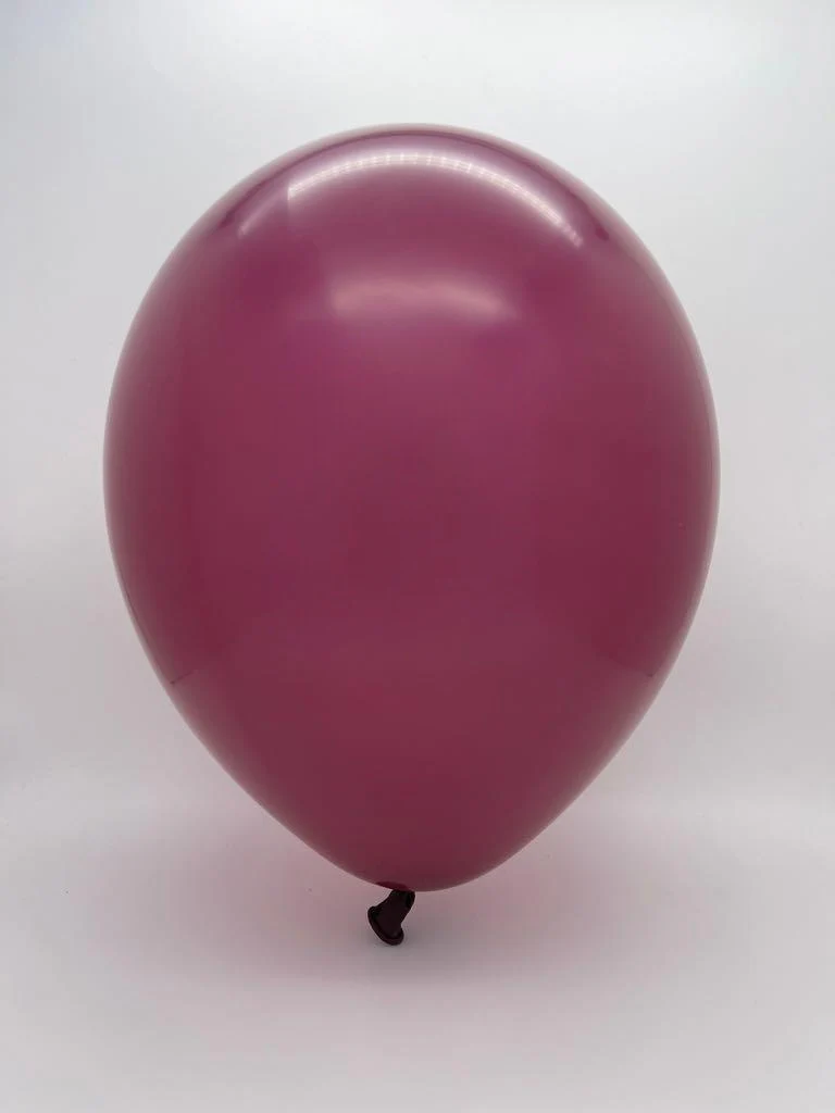 12" Deco Burgundy Decomex Latex Balloons (100 Per Bag) - Image 2