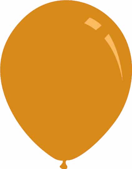 12" Deco Mocha Brown Decomex Latex Balloons (100 Per Bag)