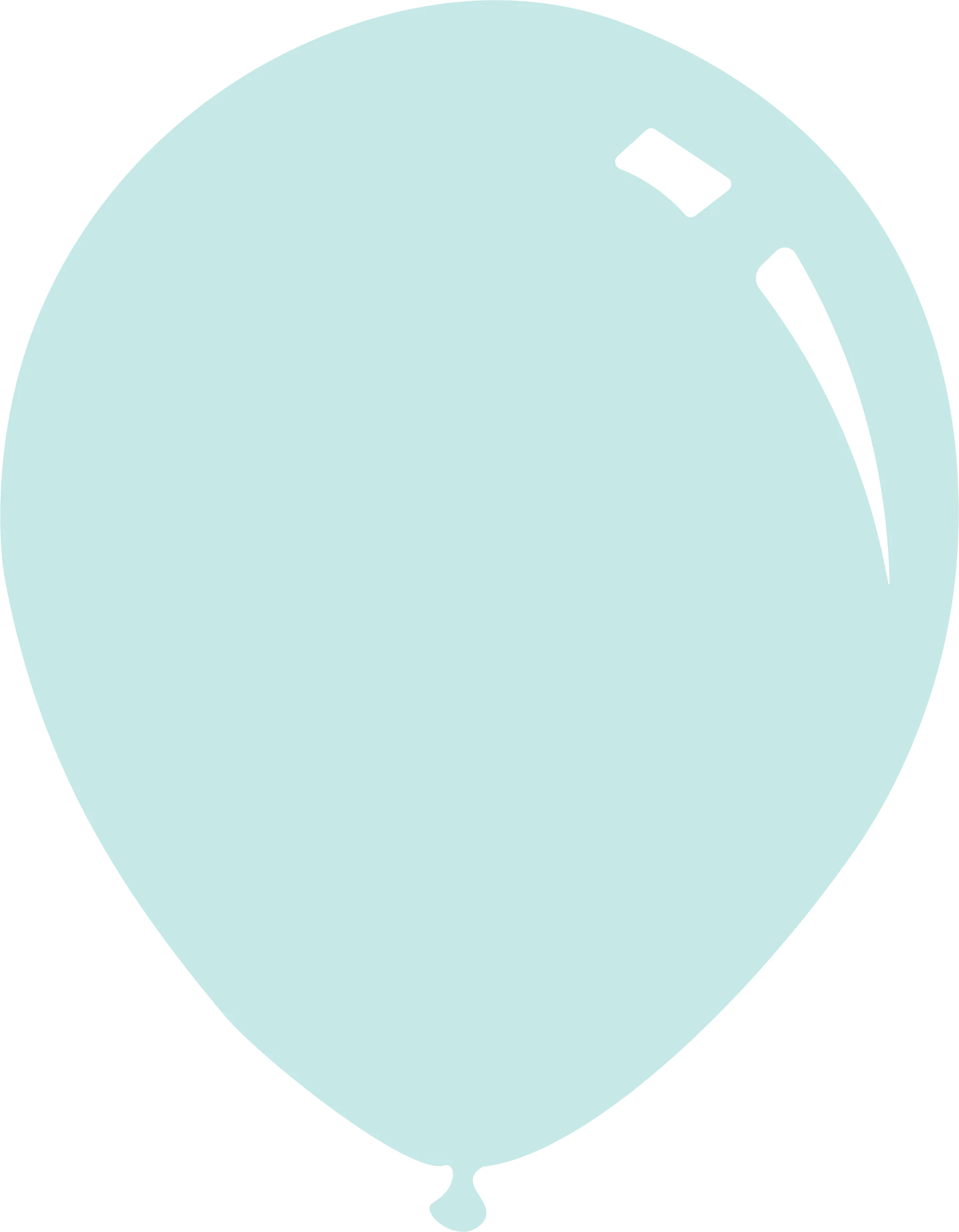 12" Deco Sky Blue Decomex Latex Balloons (100 Per Bag)