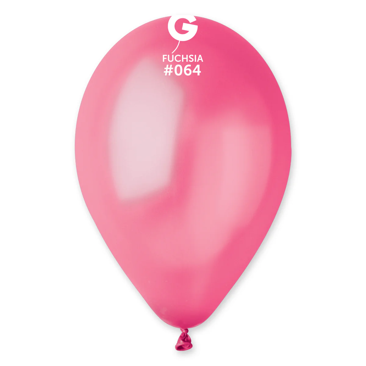 12" Gemar Latex Balloons (Bag of 50) Metallic Fuchsia