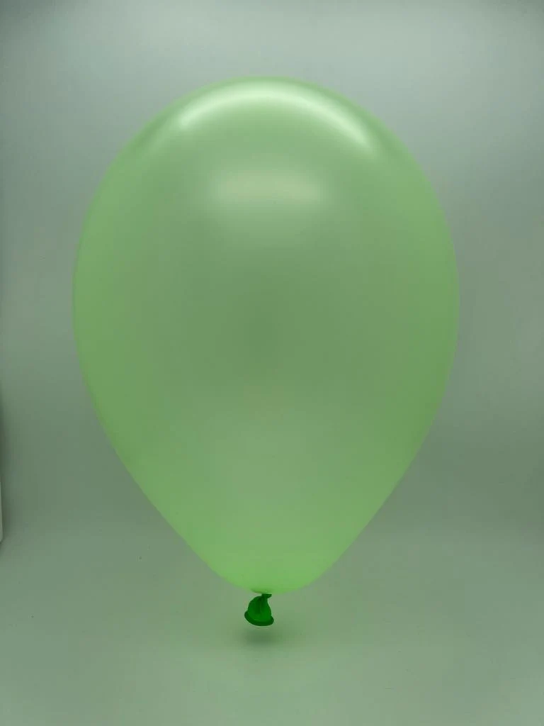 12" Gemar Latex Balloons (Bag of 50) Neon Balloons Neon Green - Image 2