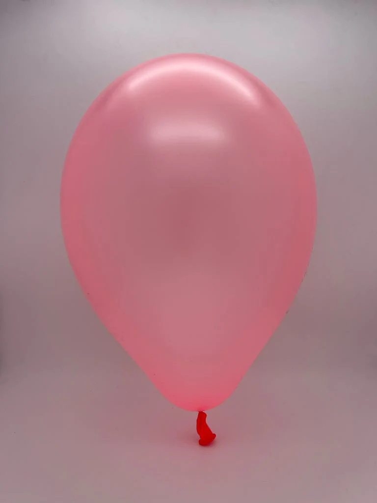 12" Gemar Latex Balloons (Bag of 50) Neon Balloons Neon Red - Image 2