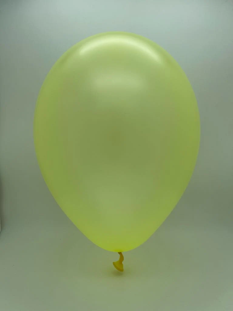 12" Gemar Latex Balloons (Bag of 50) Neon Balloons Neon Yellow - Image 2
