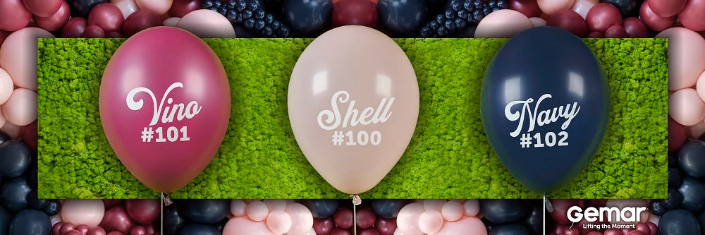 12" Gemar Latex Balloons (Bag of 50) Standard Navy - Image 4