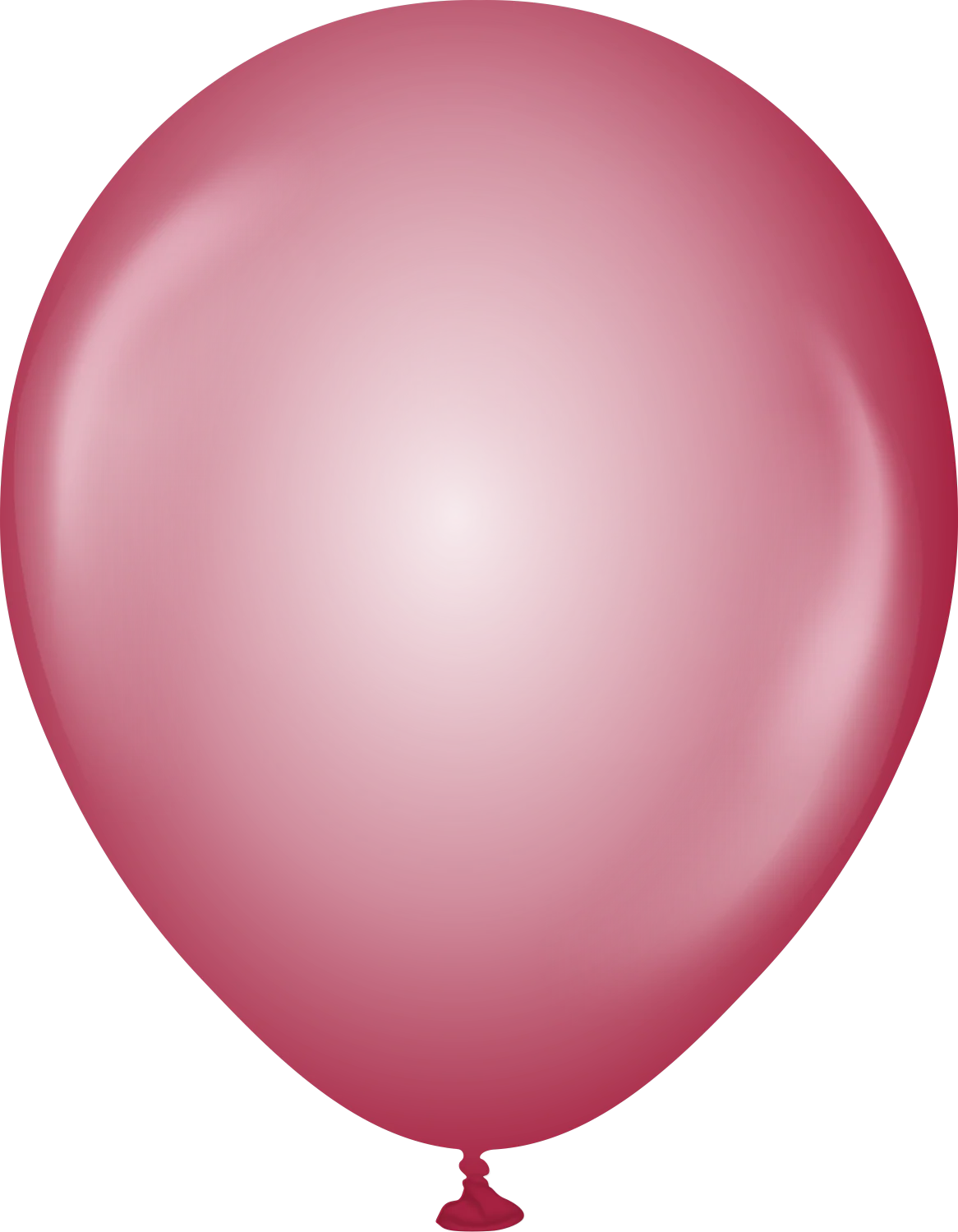 12" Kalisan Latex Balloons Crystal Burgundy (50 Per Bag)