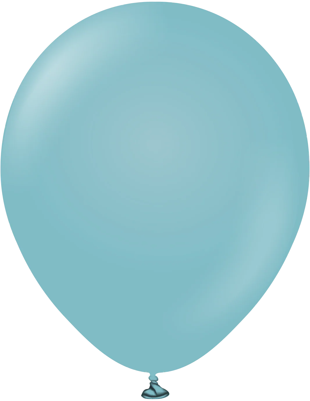 12" Kalisan Latex Balloons Retro Blue Glass (50 Per Bag)