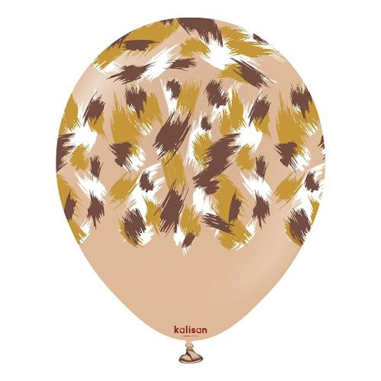 12" Kalisan Latex Balloons Printed Safari Savanna Desert Sand (25 Count)