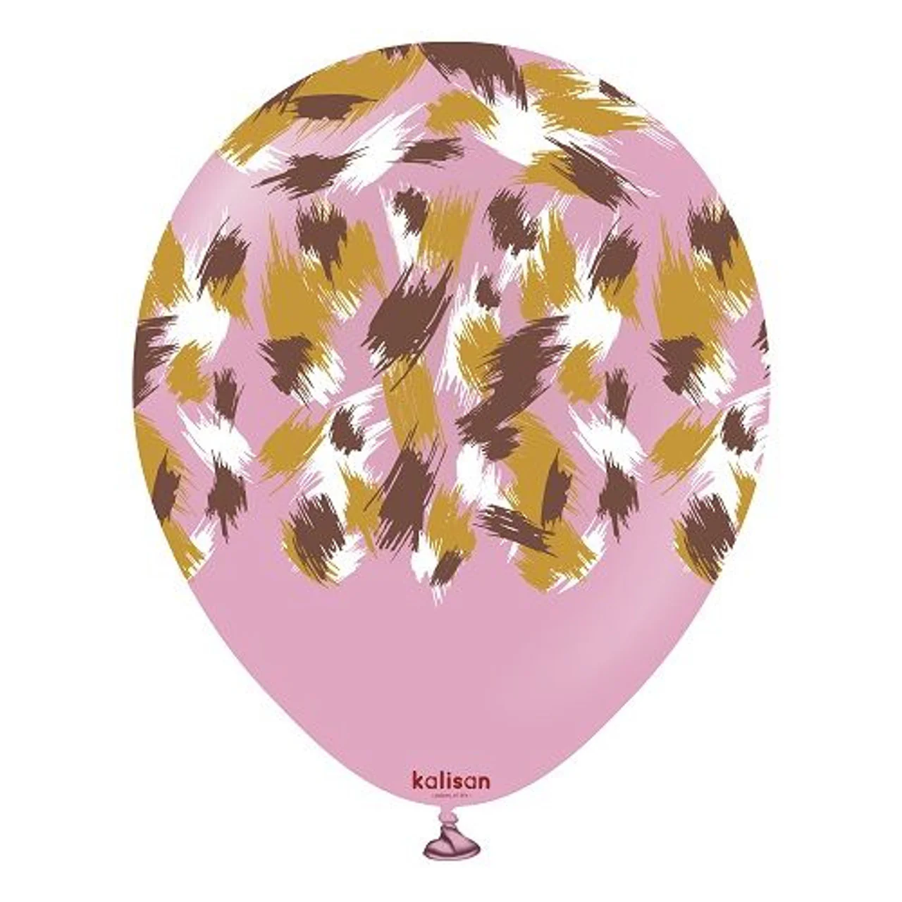 12" Kalisan Latex Balloons Printed Safari Savanna Dusty Rose Canyon (25 Count)