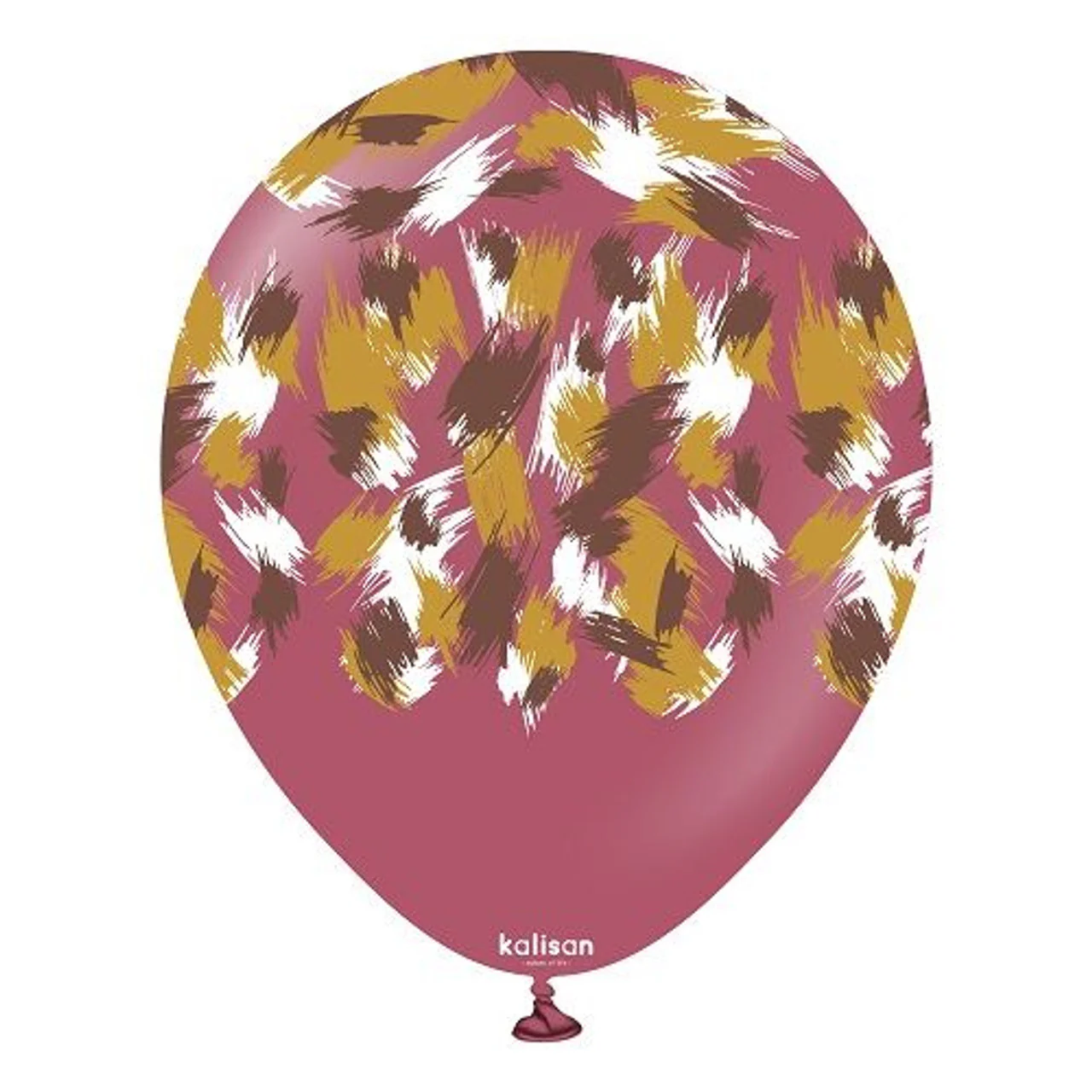 12" Kalisan Latex Balloons Printed Savanna Wild Berry (25 Count)