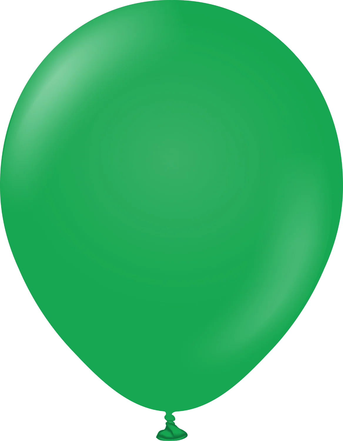 12" Kalisan Latex Balloons Standard Green (50 Per Bag)