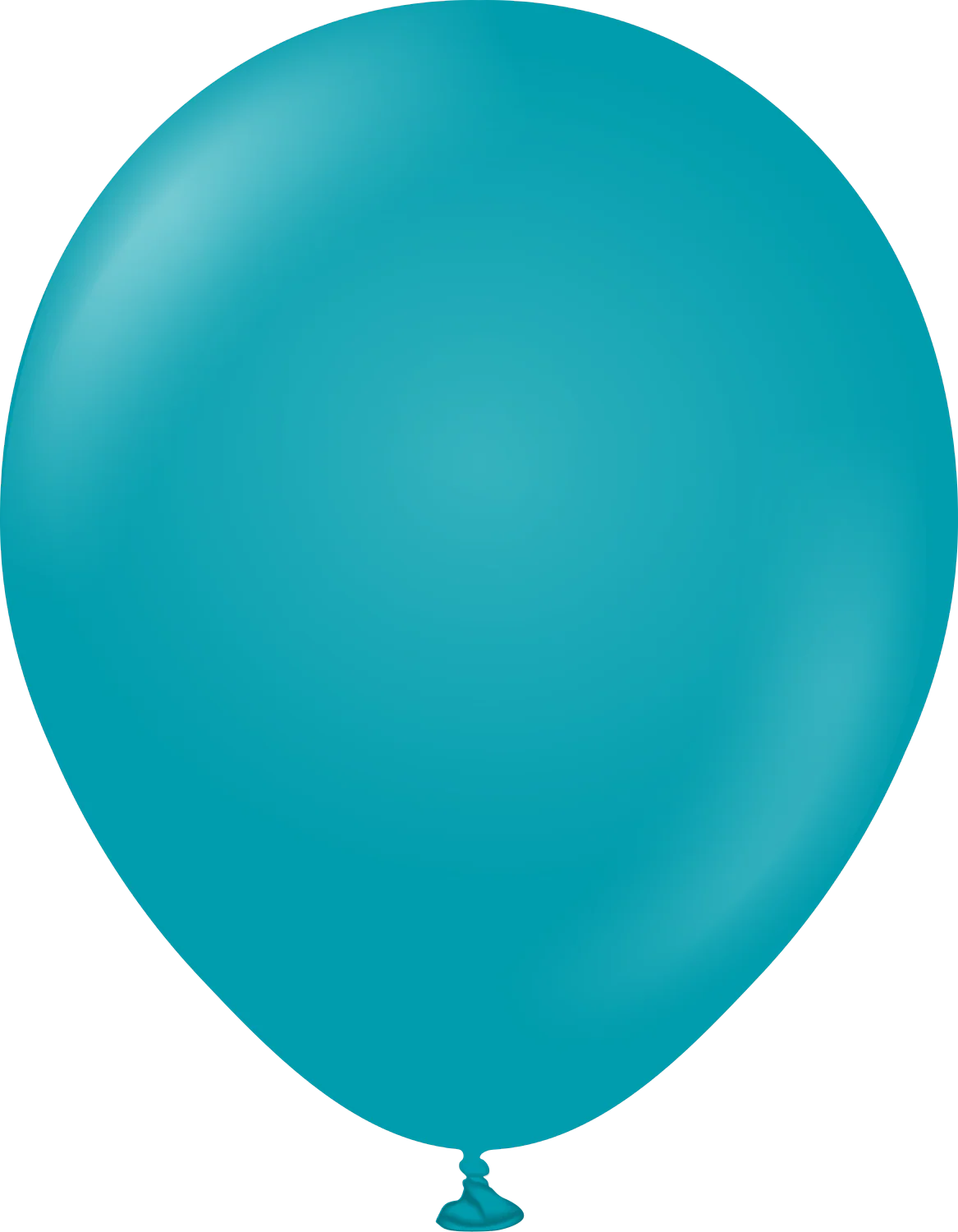 12" Kalisan Latex Balloons Standard Turquoise (50 Per Bag)