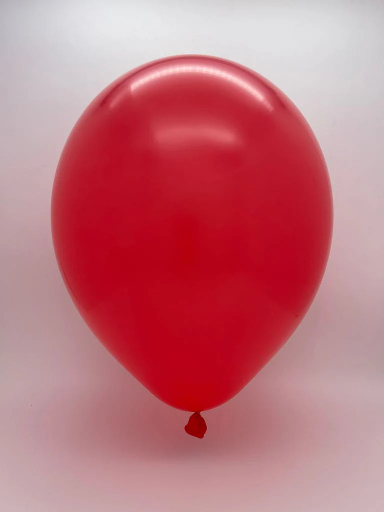 12" Standard Red Decomex Latex Balloons (100 Per Bag) - Image 2