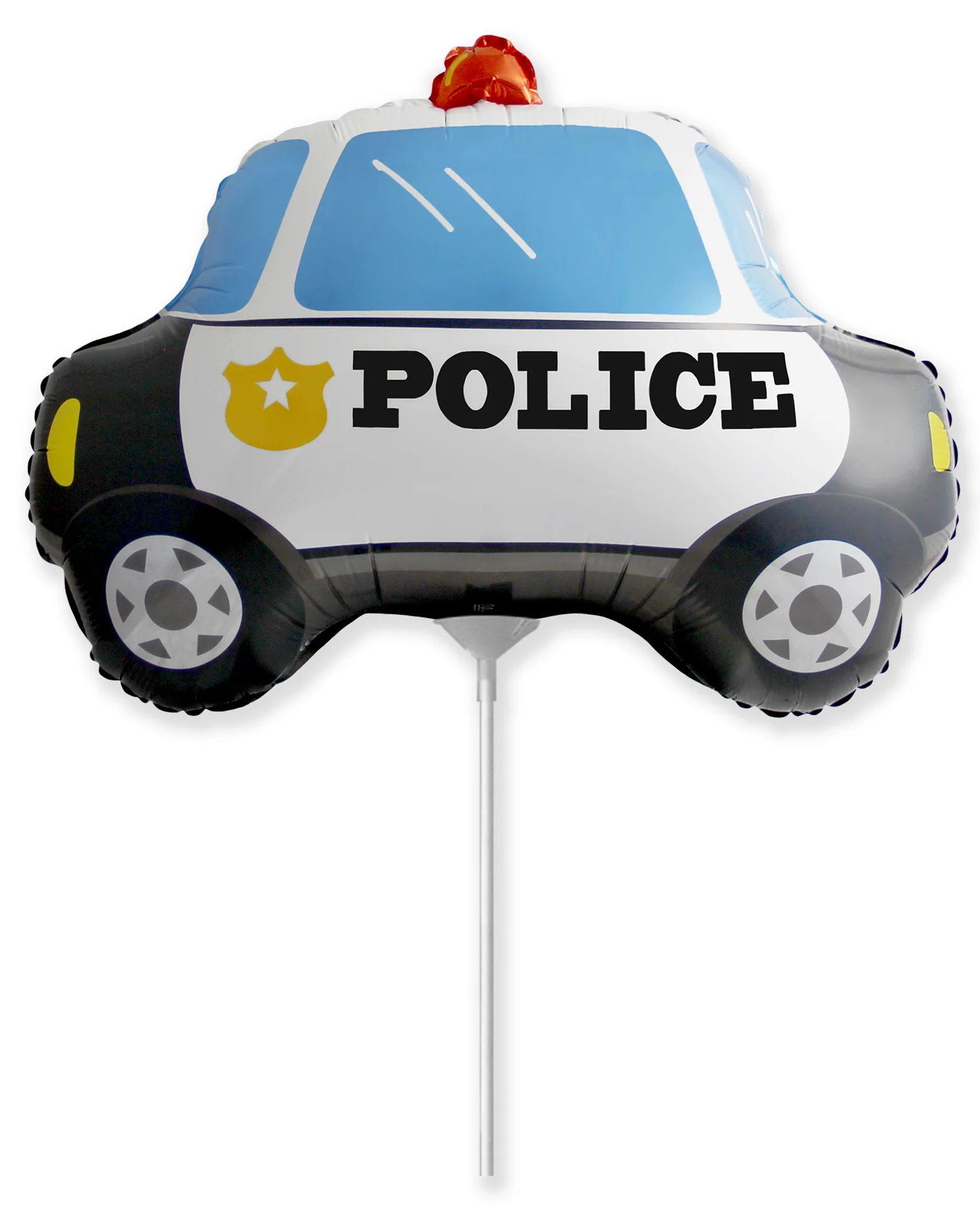12" Airfill Only Baby Police Foil Balloon