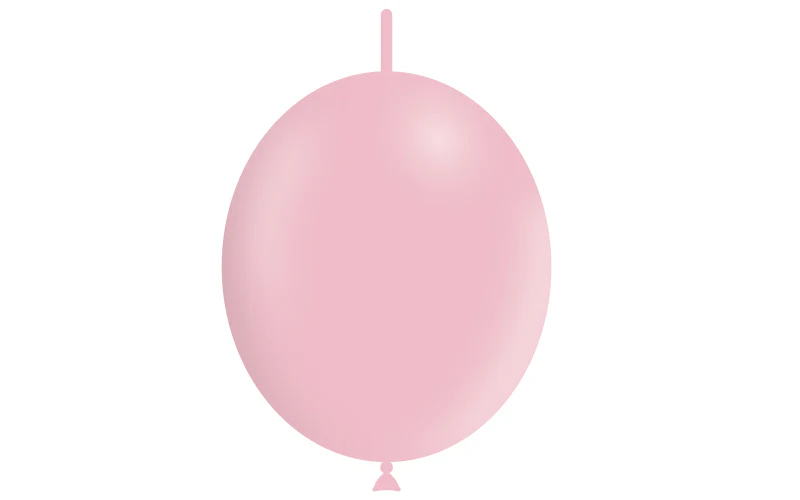 12'' Balloonia Brand Professional Line Latex Balloons Decolink Matte Baby Pink (50 Per Bag) - Image 3