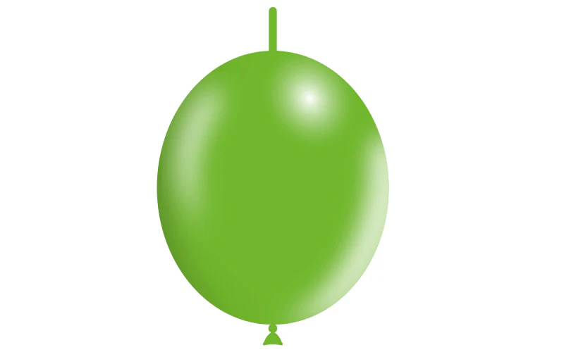 12'' Balloonia Brand Professional Line Latex Balloons Decolink Standard Apple Green (50 Per Bag) - Image 3