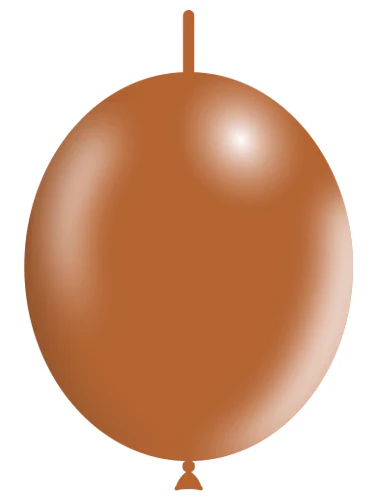 12'' Balloonia Brand Professional Line Latex Balloons Decolink Standard Brown (50 Per Bag)