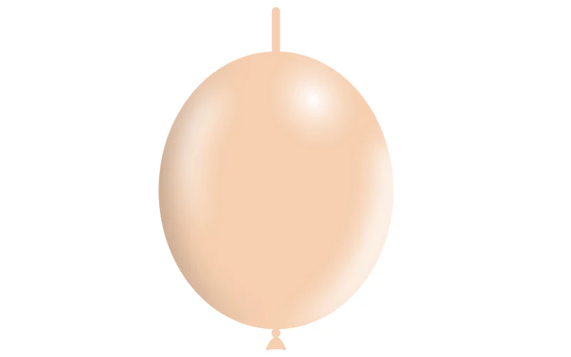 12'' Balloonia Brand Professional Line Latex Balloons Decolink Standard Nude (50 Per Bag) - Image 3