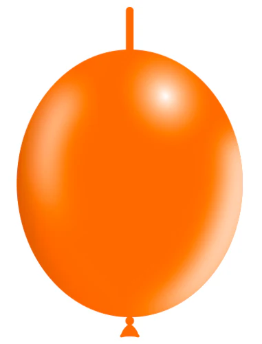12'' Balloonia Brand Professional Line Latex Balloons Decolink Standard Orange (50 Per Bag)