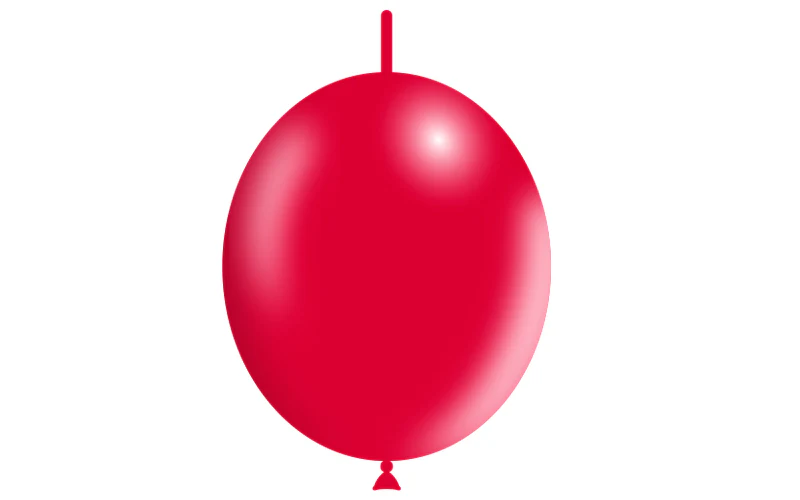 12'' Balloonia Brand Professional Line Latex Balloons Decolink Standard Red (50 Per Bag) - Image 3