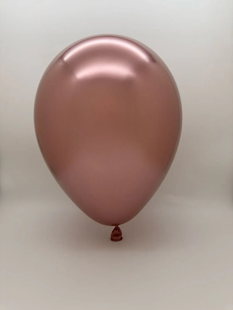 12'' Balloonia Latex Balloons Professional Line Brilliant Rose Gold (50 Per Bag) - Image 2
