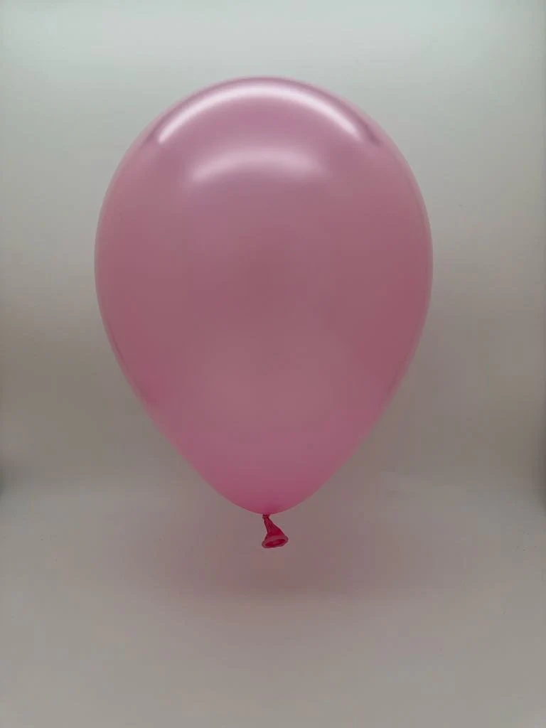 12'' Balloonia Latex Balloons Professional Line Metallic Baby Pink (50 Per Bag) - Image 2