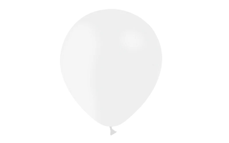 12'' Balloonia Latex Balloons Professional Line Metallic White (50 Per Bag) - Image 3